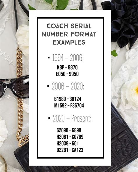 2022 coach serial number format.